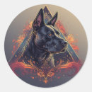 Zoek naar zwarte hond stickers Huisdier