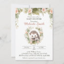 Recherche de hérisson mignon invitations Verdure