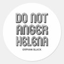 Recherche de helena autocollants Noir orphelin