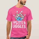 Zoek naar splijten tshirts Bowlingteam