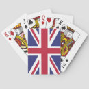 Recherche de drapeau du royaume uni jeux de cartes Patriotique