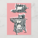 Recherche de machine à coudre vintage cartes postales Rose