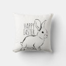 Recherche de pâques lapin coussins Décoratif