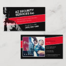 Recherche de sécurité cartes visite Services de sécurité
