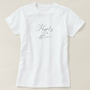 Recherche de romantique de mariage tshirts Calligraphie