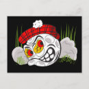 Recherche de balles de golf cartes postales Dessin animé