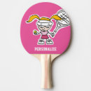 Recherche de mignon raquettes ping pong Girl