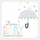 Zoek naar regendruppels stickers Baby shower