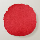 Recherche de cuir rouge coussins Rétro