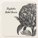 Recherche de illustrations antiques dessous de verres Floral