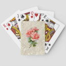Recherche de roses vintages jeux de cartes Cru
