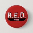 Recherche de vendredi badges Rouge
