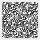 Recherche de noir et blanc abstrait autocollants Monochrome