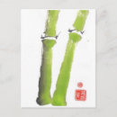 Recherche de bambou cartes postales Vert