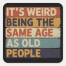 Zoek naar oude mensen stickers Grappig
