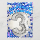 Recherche de troisième anniversaire invitations Boy