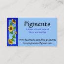 Recherche de peinture de fleurs cartes visite Couleurs