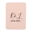 Recherche de mariage magnets Calligraphie typographie élégante