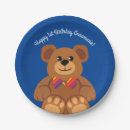 Recherche de anniversaire nounours assiettes Arc en ciel