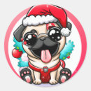 Recherche de carlin autocollants Noël