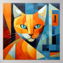 Zoek naar abstracte kat posters Feliene
