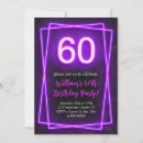Recherche de black light anniversaire invitations Moderne