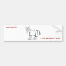 Recherche de mon âne voiture autocollants Humour