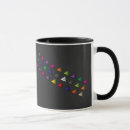 Recherche de triangle multicolore tasses Triangles
