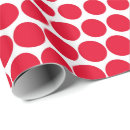 Recherche de pois rouge et blanc papier cadeau Chic