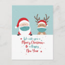 Recherche de humour père noël cartes postales Renne