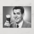 Recherche de verre de bière cartes postales Vertical