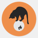 Recherche de chats noirs autocollants D'halloween