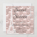 Recherche de paris 16ans anniversaire invitations Rose doré