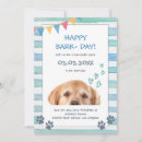 Recherche de de chiots anniversaire invitations Empreintes de pattes