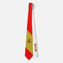 Recherche de drapeau espagnol cravates Patriotisme