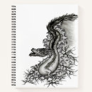 Recherche de dragon chinois carnets Noir et blanc