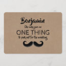 Zoek naar grappige snor uitnodigingen For him