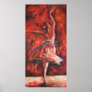 Recherche de danse impressions sur toile Ballerine