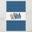 Zoek naar jongen baby briefpapier Het is een jongen