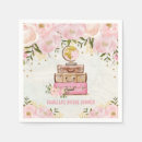 Recherche de vintage rose serviettes Baby shower fille