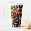 Recherche de formes colorées tasses Abstrait