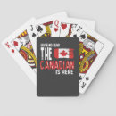 Recherche de drapeau du canada jeux de cartes Érable