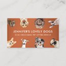 Recherche de petits animaux cartes visite Chien
