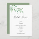 Recherche de olive branch bridal shower invitations Vert