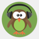 Recherche de casque vert autocollants Musique