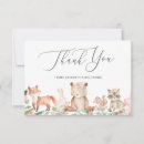 Recherche de floral baby shower remerciements cartes Mignon