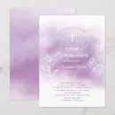 Recherche de pourpre 11x16 invitations Fille