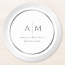 Zoek naar silver onderzetters Monogrammed