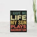 Zoek naar badminton humor kaarten Badmintonveld