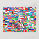 Recherche de drapeau du monde cartes postales Drapeaux
